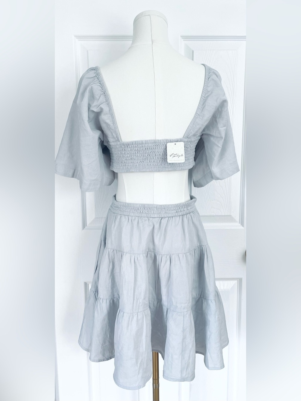 NWT Free People Cross Of Sunlight Mini Dress Size S - Picture 6 of 6